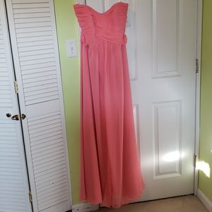 Bari Jay - Chiffon Strapless Sweetheart Dress